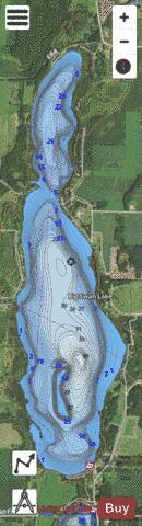 Big Swan depth contour Map - i-Boating App - Satellite