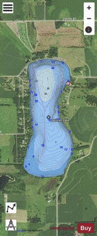 Latimer depth contour Map - i-Boating App - Satellite