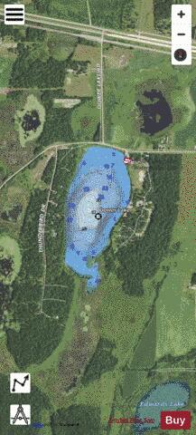 Dower depth contour Map - i-Boating App - Satellite