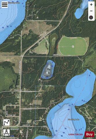 Morgan depth contour Map - i-Boating App - Satellite