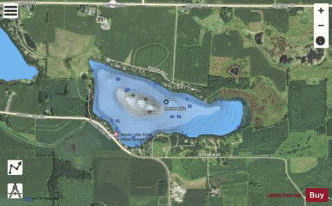 Reeds depth contour Map - i-Boating App - Satellite