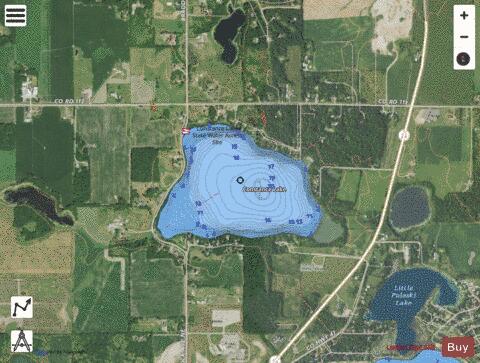 Constance depth contour Map - i-Boating App - Satellite