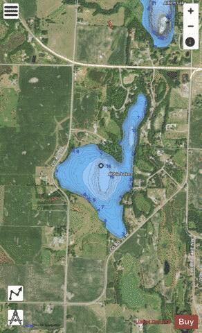 Abbie depth contour Map - i-Boating App - Satellite