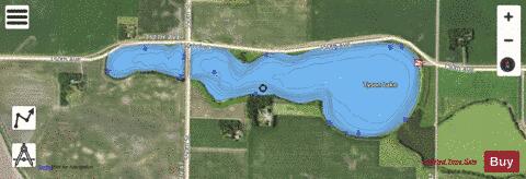 Tyson depth contour Map - i-Boating App - Satellite
