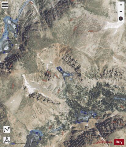 Little Arch Lake depth contour Map - i-Boating App - Satellite
