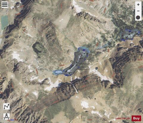 Arch Lake depth contour Map - i-Boating App - Satellite