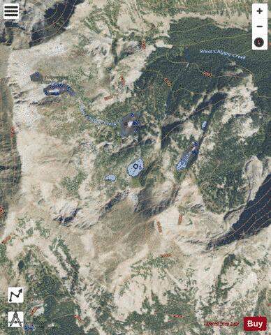 Weasel Lake #49 depth contour Map - i-Boating App - Satellite