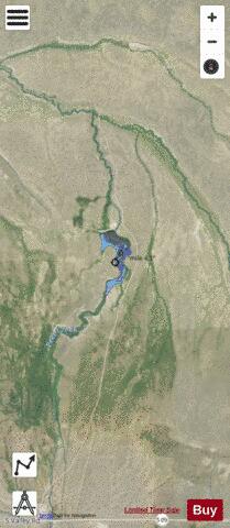 Lower Peet Creek Pond depth contour Map - i-Boating App - Satellite