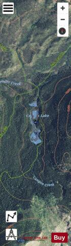 Canyon Lake depth contour Map - i-Boating App - Satellite