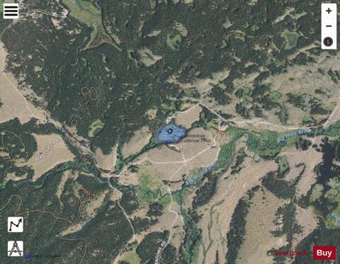 Van Houten Lake depth contour Map - i-Boating App - Satellite