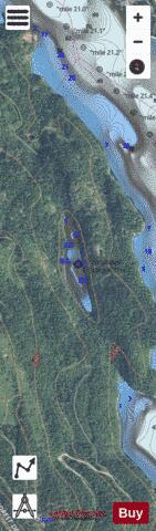 Lily Lake depth contour Map - i-Boating App - Satellite