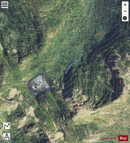 Little Wildcat Lake depth contour Map - i-Boating App - Satellite