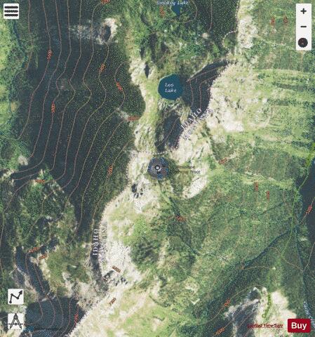North Cache Lake depth contour Map - i-Boating App - Satellite