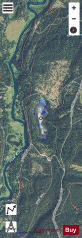 Vinal Lake depth contour Map - i-Boating App - Satellite