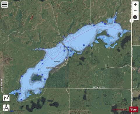 Josephine, Lake depth contour Map - i-Boating App - Satellite