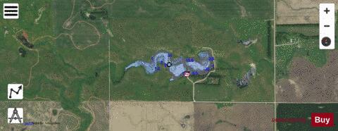 Kulm-Edgeley Dam depth contour Map - i-Boating App - Satellite