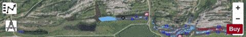 Baukol-Noonan East Mine Pond depth contour Map - i-Boating App - Satellite