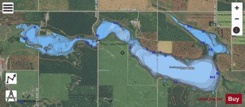Clear Lake (Pierce) depth contour Map - i-Boating App - Satellite