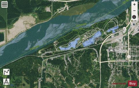 Louisville 3 depth contour Map - i-Boating App - Satellite