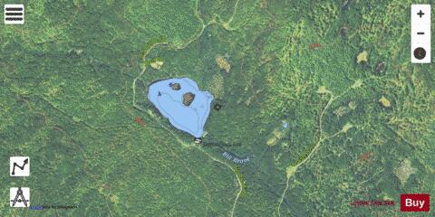 Big Brook Bog depth contour Map - i-Boating App - Satellite
