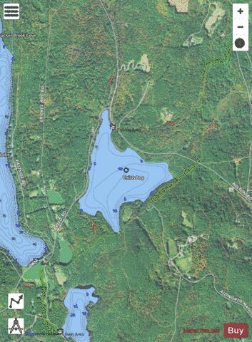 Childs Bog depth contour Map - i-Boating App - Satellite