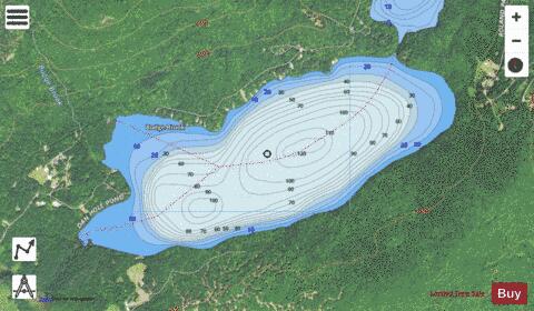 Dan Hole Pond depth contour Map - i-Boating App - Satellite