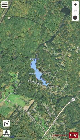 Harantis Lake depth contour Map - i-Boating App - Satellite