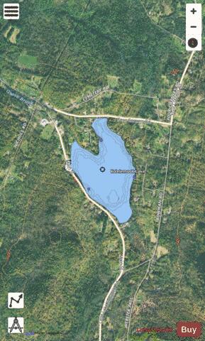 Kolelemook Lake depth contour Map - i-Boating App - Satellite