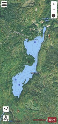 Lake Coniston depth contour Map - i-Boating App - Satellite