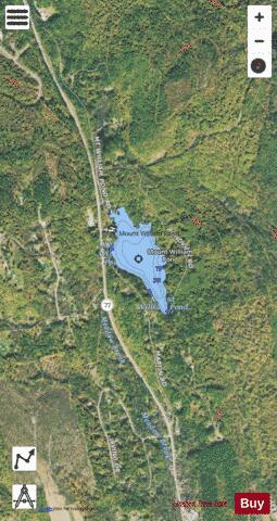 Mount William Pond depth contour Map - i-Boating App - Satellite