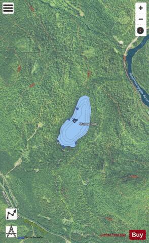 Munn Pond depth contour Map - i-Boating App - Satellite