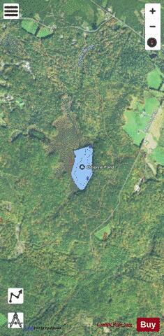 Odiorne Pond depth contour Map - i-Boating App - Satellite