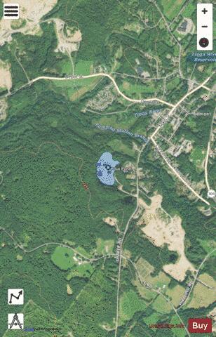 Pout Pond depth contour Map - i-Boating App - Satellite