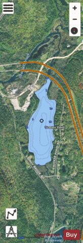 Stocker Pond depth contour Map - i-Boating App - Satellite