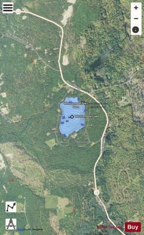 Whittemore Lake depth contour Map - i-Boating App - Satellite