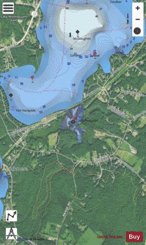 EPHRAIM COVE depth contour Map - i-Boating App - Satellite