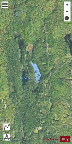 LARRYS POND depth contour Map - i-Boating App - Satellite