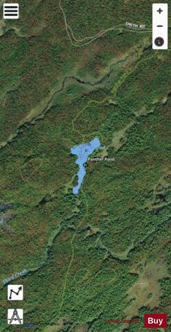 Panther Pond depth contour Map - i-Boating App - Satellite