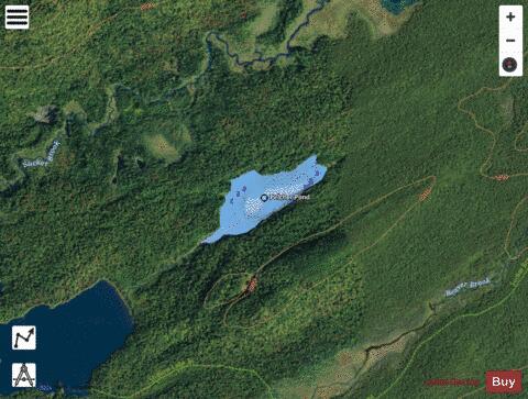 Pelcher Pond depth contour Map - i-Boating App - Satellite