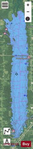 Mosquito Creek depth contour Map - i-Boating App - Satellite