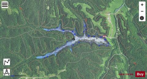 Timbre Ridge depth contour Map - i-Boating App - Satellite