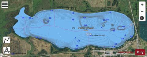 Punished Woman depth contour Map - i-Boating App - Satellite