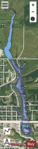 Ravine Park depth contour Map - i-Boating App - Satellite