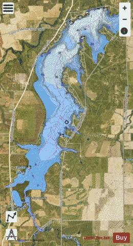 FortPhantomHill depth contour Map - i-Boating App - Satellite
