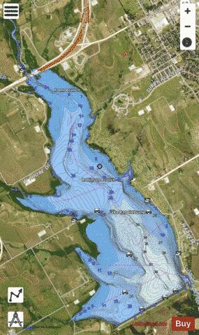 PatCleburne depth contour Map - i-Boating App - Satellite