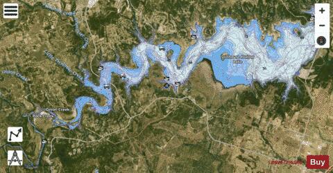 StillhouseHollow depth contour Map - i-Boating App - Satellite