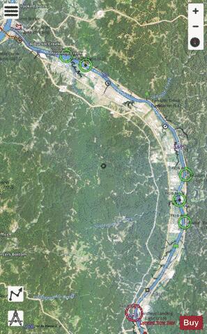 Kanawha River mile 1 to mile 24 Marine Chart - Nautical Charts App - Satellite