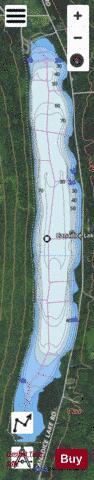 Canadice Lake depth contour Map - i-Boating App - Satellite