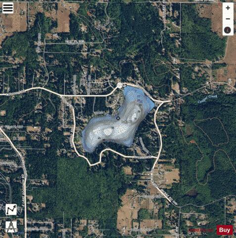 Lake Ki depth contour Map - i-Boating App - Satellite