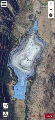 Alta Lake depth contour Map - i-Boating App - Satellite